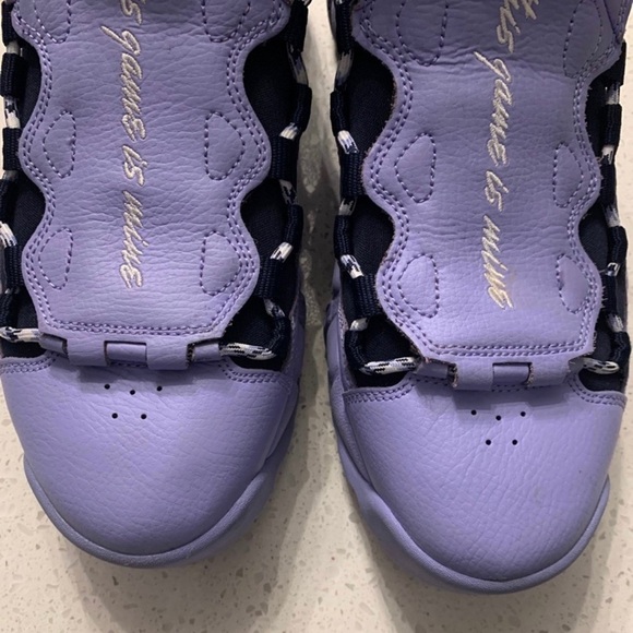 Size 9.5- Nike Air More Money This Game is Mine, Twilight - Picture 4 of 9
